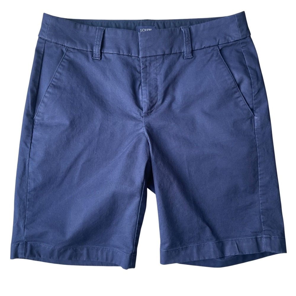 J. Crew Frankie 9” Women’s Shorts Size 2 Navy Blue